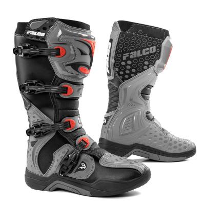 Bottes cross Falco LEVEL - GRIS/ROUGE 2022