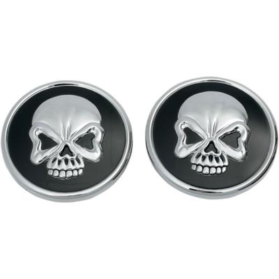 Bouchon de réservoir Drag Specialties Skull ventilé et non ventilé
