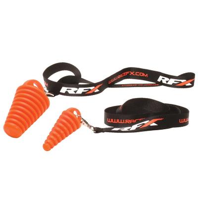 Bouchon d'&eacute;chappement RFX 2 temps Race avec lani&egrave;re - orange