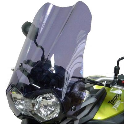 Bulle Bullster Haute protection fume noir 47cm