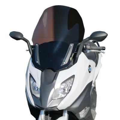 Bulle Bullster Haute protection fumé gris +51 cm