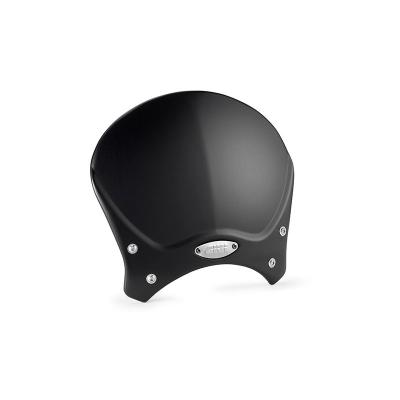 Bulle Givi noir Look café racer