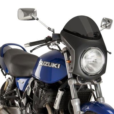 Bulle Puig RETRO- SEMI CARENAGE CARBONE DIAMETRE 180 MM UNIVERSELLE