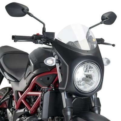 Bulle Puig RETRO - SEMI CARENAGE NOIR MAT
