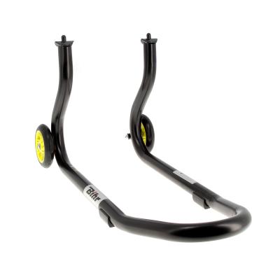 Béquille Bihr avant Home Track fixe noir mat roues jaune