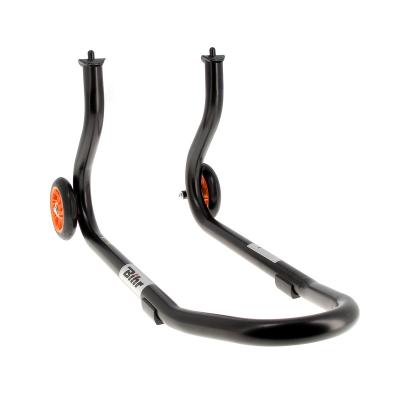 Béquille Bihr avant Home Track fixe noir mat roues orange