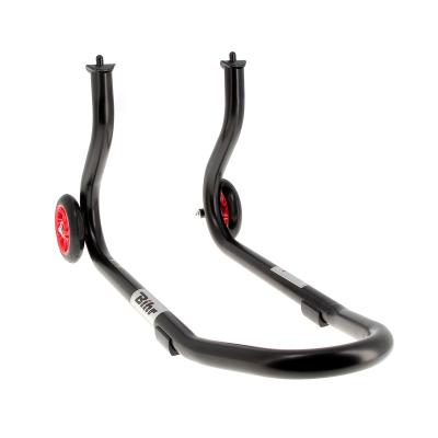 Béquille Bihr avant Home Track fixe noir mat roues rouge