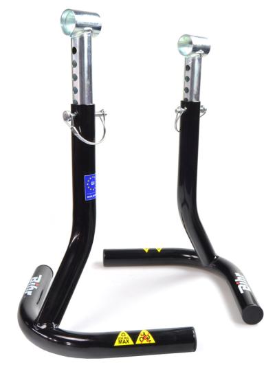 Béquille Bihr stand centrale pour repose-pieds racing - Extensible 390mm-480mm