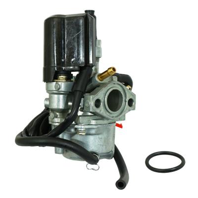 Carburateur P2R CARBURATEUR SCOOT ADAPTABLE PEUGEOT 50 TKR, SPEEDFIGHT 1 ET 2, BUXY, ELYSEO, TREKKER (AVEC STARTER ELECTRIQUE ET JOINT TORIQUE A