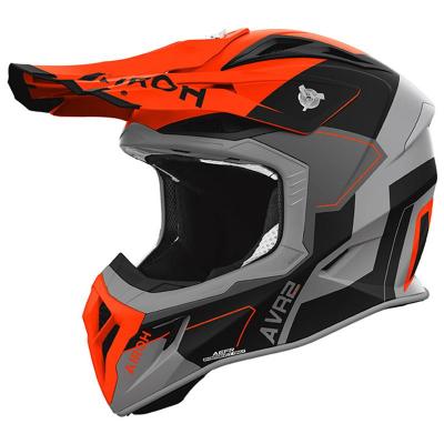 Casque cross AVIATOR ACE 2 SHIELD ORANGE MATT AIROH