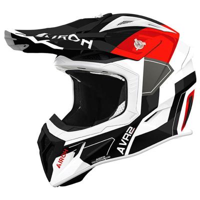 Casque cross AVIATOR ACE 2 SHIELD RED GLOSS AIROH