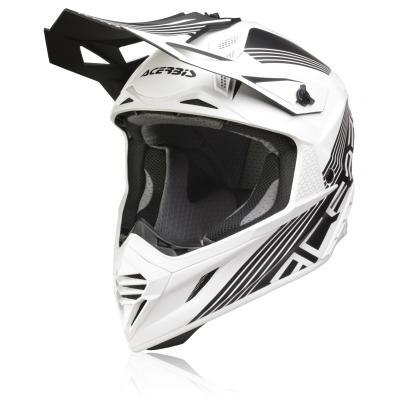 Casque cross Acerbis X-TRACK BLACK/WHITE 2023