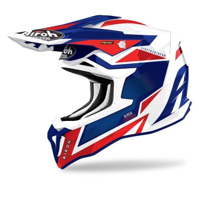 Casque cross Airoh STRYKER - AXE - BLUE RED GLOSS 2022