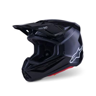 Casque cross Alpinestars S-M7 SOLID 2025
