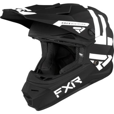 Casque cross FXR LEGION BLACK/WHITE ENFANT