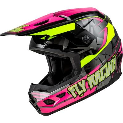 Casque cross Fly KINETIC - SCORCHED - ENFANT