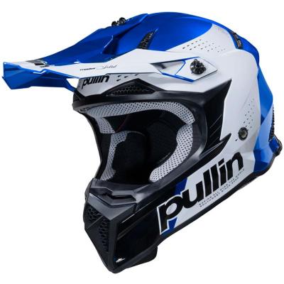 Casque cross GRAPHIC ABSOLUT CANDY BLUE PULL-IN