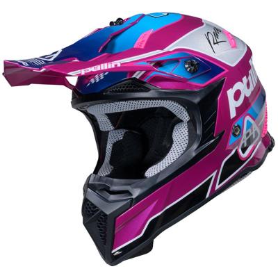 Casque cross GRAPHIC + KID TEAM SILVER PULL-IN