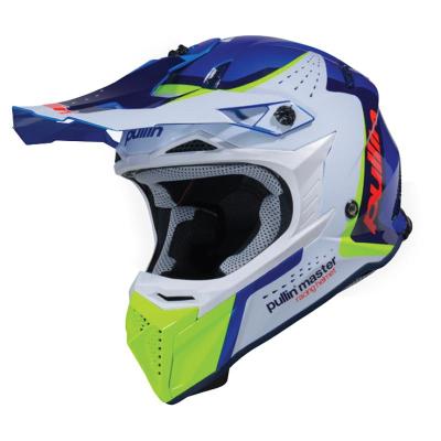 Casque cross GRAPHIC + MASTER BLUE PULL-IN