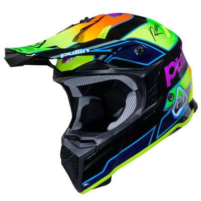 Casque cross GRAPHIC + TEAM NEON PULL-IN