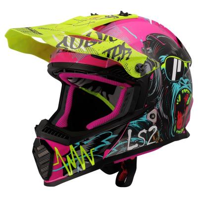 Casque cross LS2 MX437 FAST II MINI GORILLA ENFANT