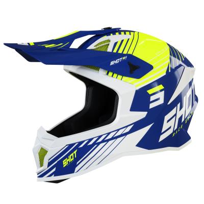 Casque cross Shot LITE FURY - NAVY NEON YELLOW GLOSSY 2025