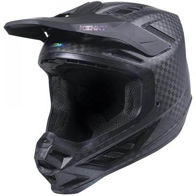 Casque cross TITANIUM BIG CARBON MATT HOLOGRAPHIC KENNY