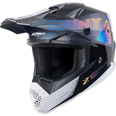 Casque cross TRACK GRAPHIC ZOOM BLACK KENNY
