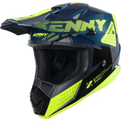 Casque cross TRACK GRAPHIC ZOOM PETROL KENNY