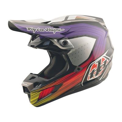 Casque cross TroyLee design SE5 CARBON W/MIPS STRIPES 2026