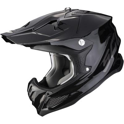 Casque cross VX-22 AIR Solid noir brillant SCORPION