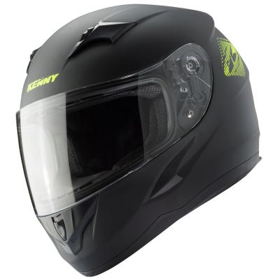 Casque intégral Kenny TARGA KID BLACK NEON YELLOW