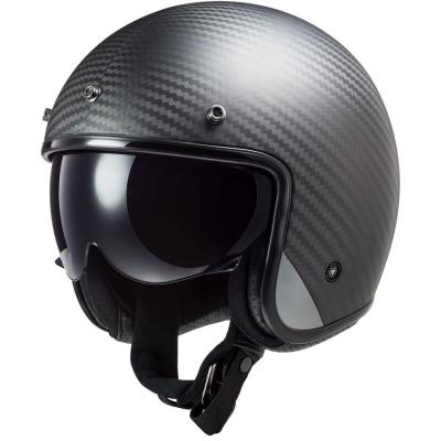 Casque jet LS2 OF601 BOB II CARBON
