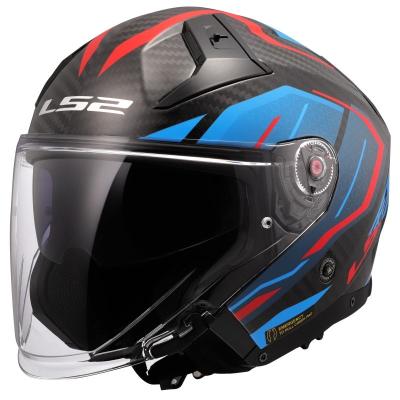 Casque jet LS2 OF603 INFINITY II - CARBON URUS
