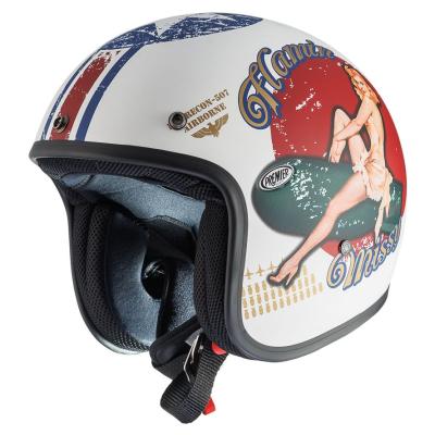 Casque jet Premier JET CLASSIC PINUP 8 BM