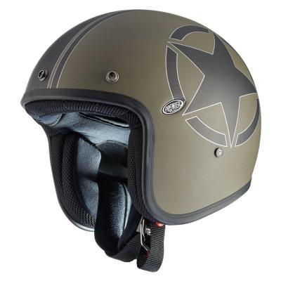 Casque jet Premier JET CLASSIC STAR MILI BM