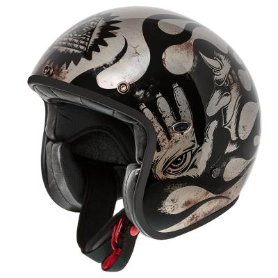 Casque jet Premier LE PETIT CLASSIC - BD - TITANIUM