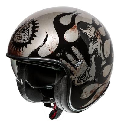 Casque jet Premier VINTAGE - BD - TITANIUM