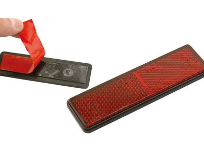 Catadioptre Bihr rectangulaire 91x25mm rouge