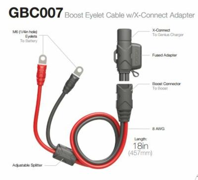 Chargeur Noco Câble d'extension 50cm Eyelet/X-Connect