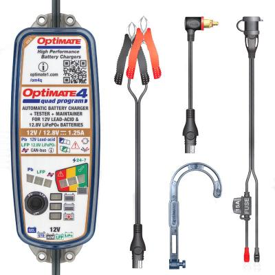 Chargeur Tecmate OptiMate 4 Quad Program Édition PREMIUM Can Bus