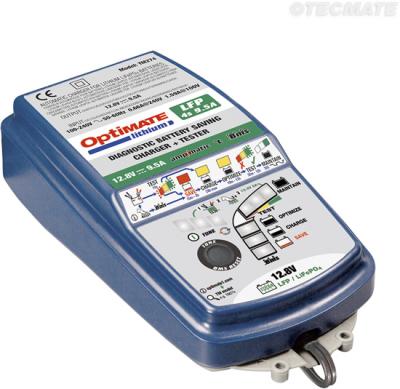 Chargeur de batterie Tecmate Lithium 4s 9,5A - 5s 7,5A