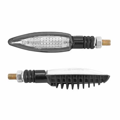 Clignotant Avoc SEQUENTIEL MOTO SAGATA 24 LEDS BASE ABS TRANSPARENT - L 103mm - H 25mm 26mm HOMOLOGUE CE PAIRE