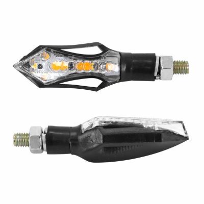 Clignotant Avoc SEQUENTIEL MOTO SAKADO 9 LEDS BASE ABS TRANSPARENT - HOMOLOGUE CE PAIRE