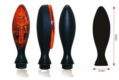 Clignotant Bihr Elise m&eacute;tal noir