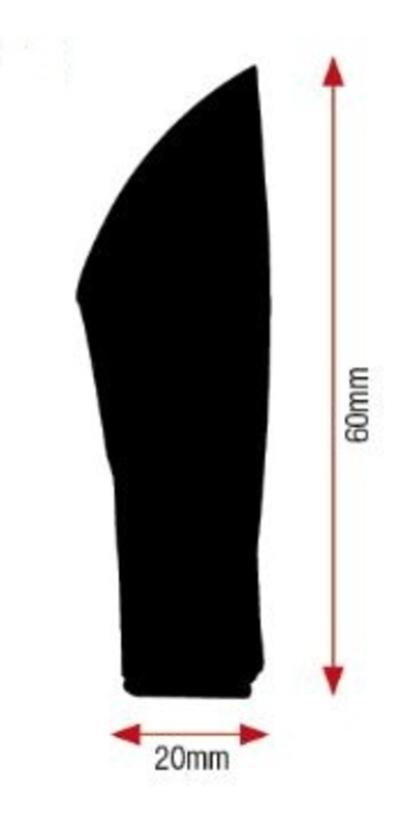 Clignotant Bihr Spike LED noir