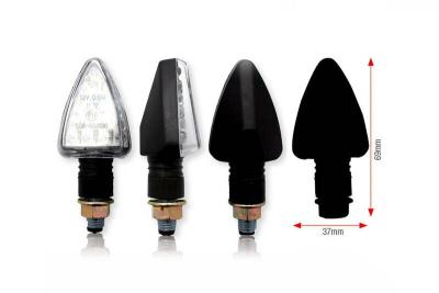 Clignotant Bihr s Tri LED court noir