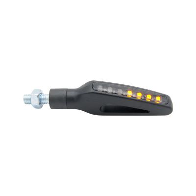 Clignotant LighTech Led plastique ABS noir s&eacute;quentiel (La paire)