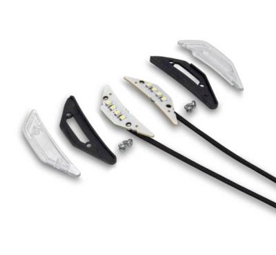 Clignotant R-tech plaque phare avant V - face