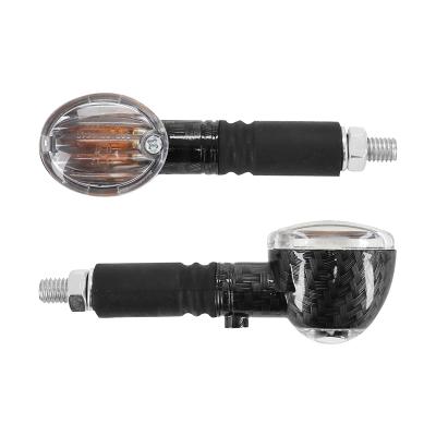 Clignotant Replay UNIVERSEL MICRO OVALE A AMPOULE BA9S TRANSPARENT - CARBONE TEMOIN BASE LONGUE HOMOLOGUE CE PAIRE